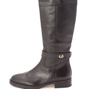 Coach Eva Leather Knee-High Classic Riding Boot